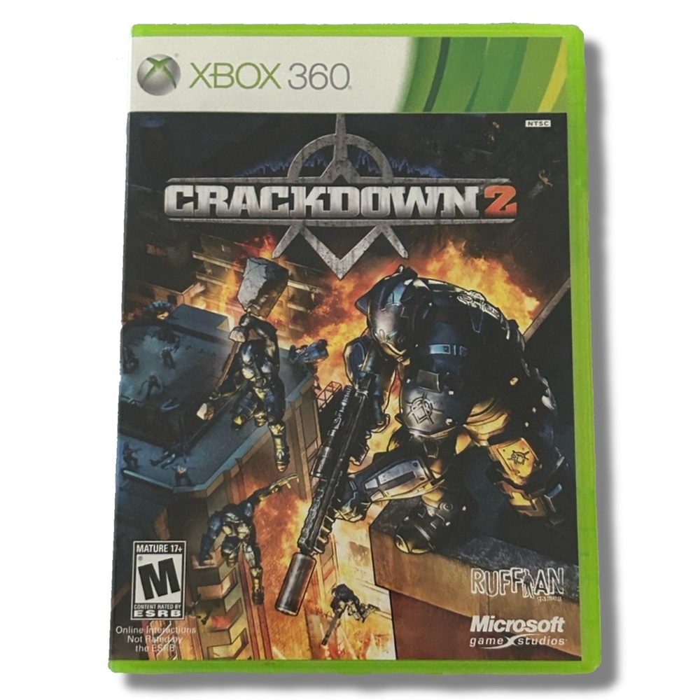 🦋 5/$25 - Crackdown 2 Video Game for Xbox 360